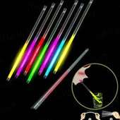 Karanlıkta Parlayan Glow  Fosforlu Pipet 3 Renk 3 Adet - 2