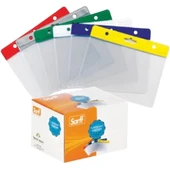 Sarff Yatay Kart Poşeti Şeffaf (100 lü Kutu) - 1