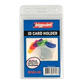 Bigpoint Korumalı Kart Poşeti Dikey Şeffaf 55x85mm thumbnail 1