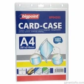 Bigpoint BP64261 Dikey A4 Kilitli Kart Poşeti - 1