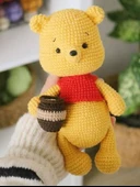 AMİGURUMİ OYUNCAK WİNNİE THE POOH - 2