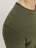 JACK JONES Yuvarlak Yaka Oval Kesim Tişört 12182498 thumbnail 5