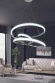 Eylül 2 mt Led Avize - Salon & Oturma Odası Avizesi - 7