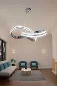 Kardelen Çift Yönlü Sıra Modern Sarkıt Avize, Salon Avizesi - 8