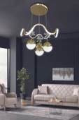Zikzak 4 Toplu Modern Sarkıt Led Avize - 2