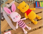 AMİGURUMİ OYUNCAKLAR WİNNİE THE POOH VE PİGLET - 2
