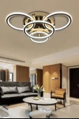 Exen Plafonyer Çift Ledli Led Avize 3+1 - 9