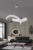 Kardelen Çift Yönlü Sıra Modern Sarkıt Avize, Salon Avizesi - 5
