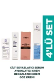 LIWECDERMA Liwec Derma 4'lü Set(AYDINLATICI KREM-CİLT BEYAZLATICI SERUM VE KREM -GÖZ ÇEVRESİ BAKIM KREMİ) thumbnail 1