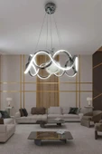 Drift Modeli Modern Sarkıt Led Avize - 3