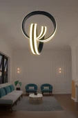 Çift Yönlü İmza Sıra Powerled Oturma Odası Led Avize - 8