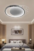 Dolunay Çocuk Odası Modern 3 Renk Yüksek Işık Gücü Plafonyer Tavana Yapışık Led Avize - 4