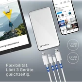 Varta Power Bank Energy 15000 Mah Taşınabilir Şarj Cihazı Modern Tasarım 431550 thumbnail 2