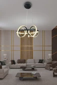 Kuzey Kıvrım Modern Sarkıt Led Avize - 5