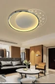 Dolunay Çocuk Odası Modern 3 Renk Yüksek Işık Gücü Plafonyer Tavana Yapışık Led Avize - 2