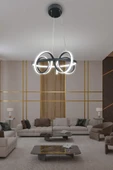 Kuzey Kıvrım Modern Sarkıt Led Avize - 6