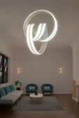 Çift Yönlü İmza Sıra Powerled Oturma Odası Led Avize - 1