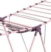 DAYSTONE SEPETLİ KALIN BORULU METAL ÇAMAŞIR KURUTMALIĞI FORTE ( MÜRDÜM ) - 2