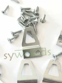 EĞİK TABLO ÇERÇEVE ASKISI 4 ADET VE VİDALARI DUVARA MONTE ASMA APARATI thumbnail 2