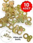 Yonca Çerçeve Tablo Askısı 10 Adet-Vidalarıyla Birlikte thumbnail 1