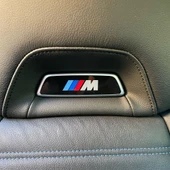 AUTOGP Bmw koltuk logosu ışıklı ledli m logolu g20 g22 g26 g30 g60 g42 f90 g80 g82 - 2