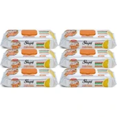 Sleepy Easy Clean Yüzey Temizlik Mutfak Havlusu -Mendili 50 Yaprak Portakal Yağlı (6Lı Set) 300Yprk - 1