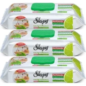 Sleepy Easy Clean Yüzey Temizlik Mutfak Havlusu -Mendili  50 Yaprak Bergomot Yağlı (3Lü Set) 150Yprk - 1