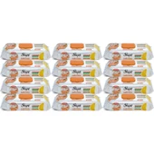 Sleepy Easy Clean Yüzey Temizlik Mutfak Havlusu-Mendili  50 Yaprak Portakal Yağlı (12Li Set) 600Yprk - 1