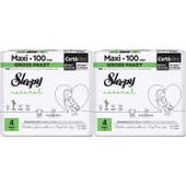Sleepy Bebek Bezi Natural Beden:4 (7-14KG) Maxi 200 Adet Ekonomik Ultra Pk thumbnail 2