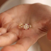 Victoria Altın Yüzük Yakut Taşlı - 3