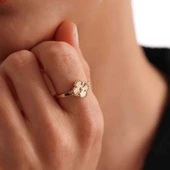 Altın Yonca Yüzük thumbnail 1