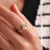 Altın Yonca Yüzük thumbnail 2