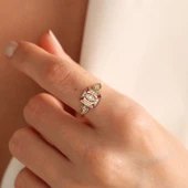 Victoria Altın Yüzük Yakut Taşlı - 2