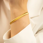 Altın Hediyelik Bilezik Su Dalgası - 3