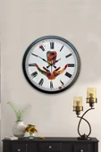 Kasva Concept 40cm Siyah Metal Eskitme Duvar Saati - 1