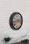 Kasva Concept Hediyelik 40 Cm Siyah Metal Alacalı Duvar Saati - 2