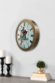 Kasva Concept Hediyelik 36 Cm Eskitme Metal Kitchen Duvar Saati - 2