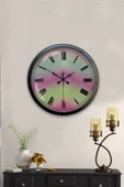 Kasva Concept Hediyelik 40 Cm Siyah Metal Alacalı Duvar Saati - 4