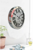 Kasva Concept 36 Cm Krom Metal Beyaz Romen Duvar Saati - 3