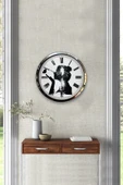 Kasva Concept Hediyelik 40 Cm Krom Metal Sanatsal Duvar Saati - 3