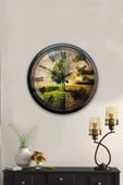 Kasva Concept 40 Cm Siyah Metal Kitap - Insan Duvar Saati - 1