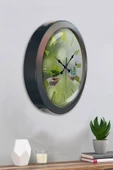 Kasva Concept Hediyelik 36 Cm Siyah Metal Iklim Temalı Duvar Saati - 4
