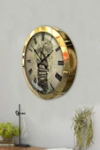 Kasva Concept Hediyelik 36 Cm Gold Metal Kitap Duvar Saati - 3