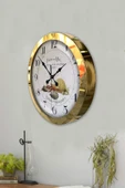 Kasva Concept Hediyelik 36 Cm Gold Metal Fruits Duvar Saati - 2