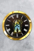 Kasva Concept Hediyelik 36 Cm Gold Metal Kitap - Insan Duvar Saati - 1