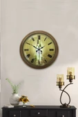 Kasva Concept Hediyelik 36 Cm Eskitme Metal Şişe Duvar Saati - 3