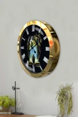 Kasva Concept Hediyelik 36 Cm Gold Metal Kitap - Insan Duvar Saati - 3