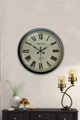 Kasva Concept Hediyelik 40 Cm Siyah Metal Smiths Duvar Saati - 4
