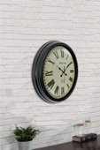 Kasva Concept Hediyelik 40 Cm Siyah Metal Smiths Duvar Saati - 2