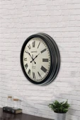 Kasva Concept Hediyelik 40 Cm Siyah Metal Smiths Duvar Saati - 3